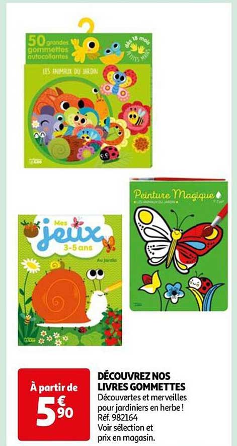 découvrez nos livres gommettes