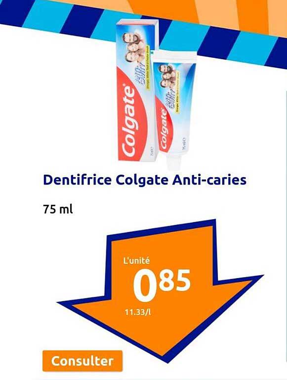 Dentifrice Colgate Anti-caries