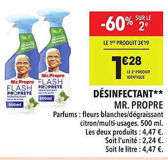 désinfectant mr propre
