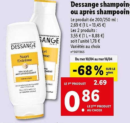 Dessange Shampooing Ou Après Shampooing