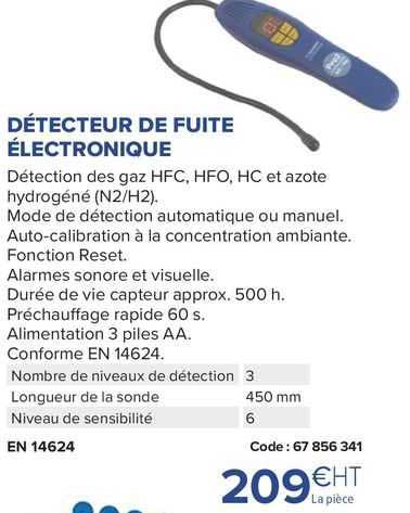 détecteur de fuite électronique