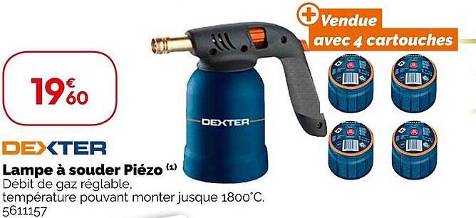 dexter lampe à souder piézo