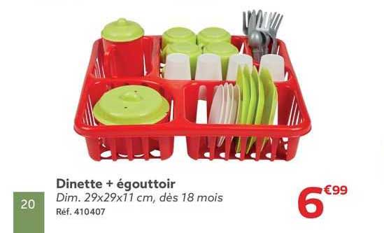 dinette + égouttoir