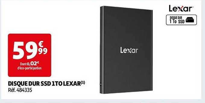 disque dur SSD 1To lexar