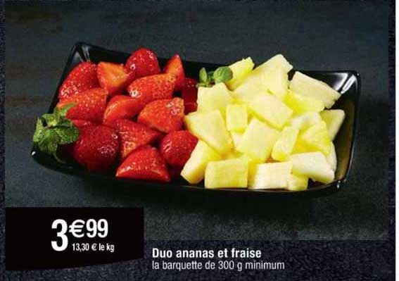 Duo Ananas Et Fraise