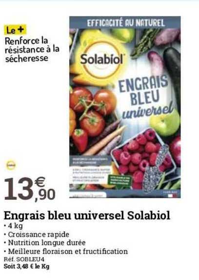 Engrais Bleu Universel Solabiol