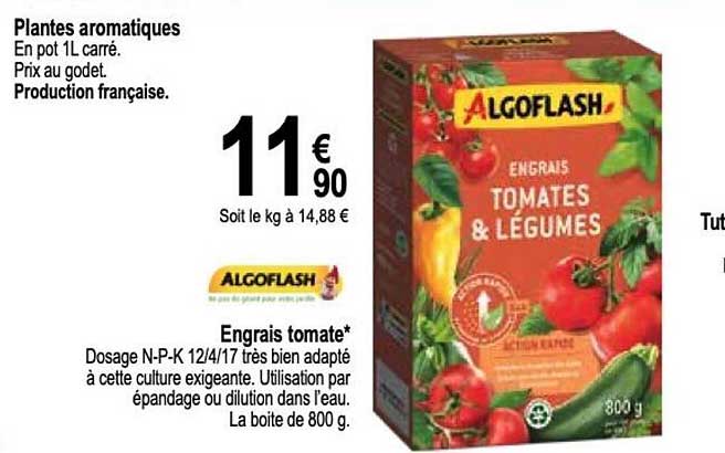 Engrais Tomate Algoflash