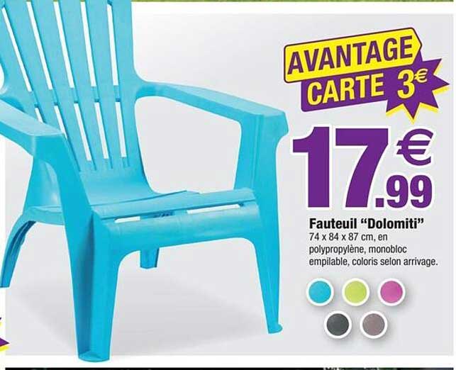 Fauteuil "dolomiti"
