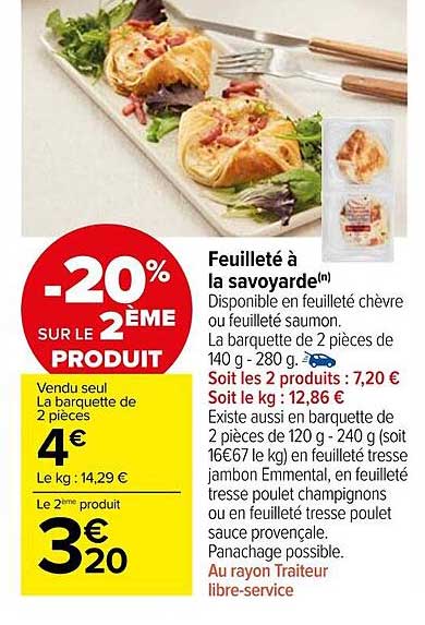 feuilleté à la savoyarde