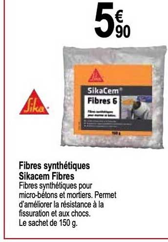 fibres synthétiques sikacem fibres