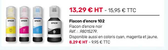 flacon d'encre 102 epson