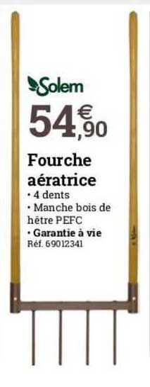 fourche aératrice solem