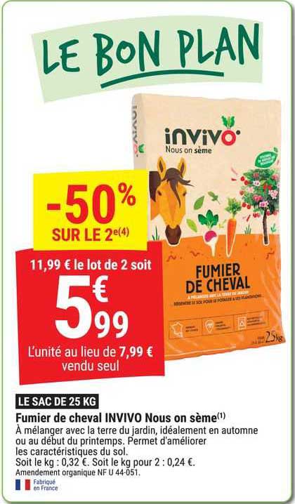 fumier de cheval invivo nous on sème