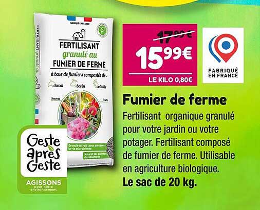 fumier de ferme