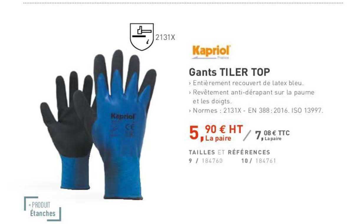 gants tiler top kapriol