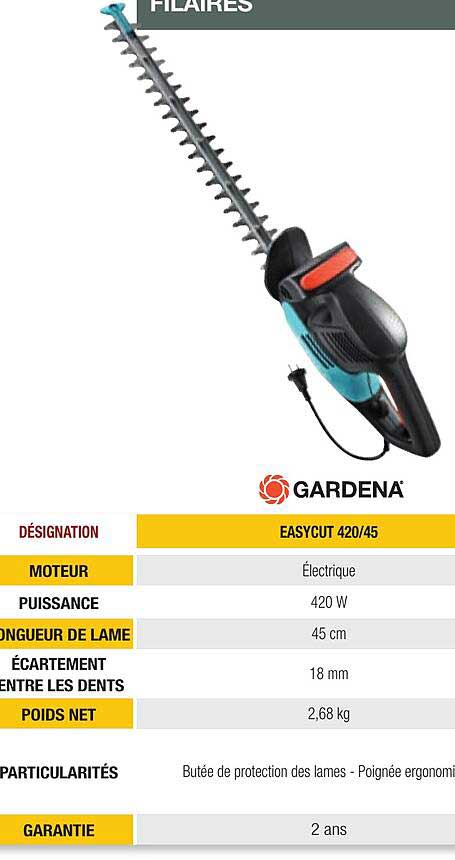 gardena easycut 420/45