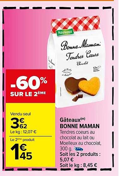 gâteaux bonne maman