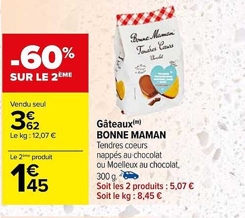 gâteaux bonne maman