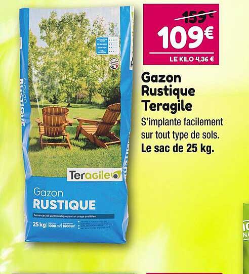 gazon rustique teragile