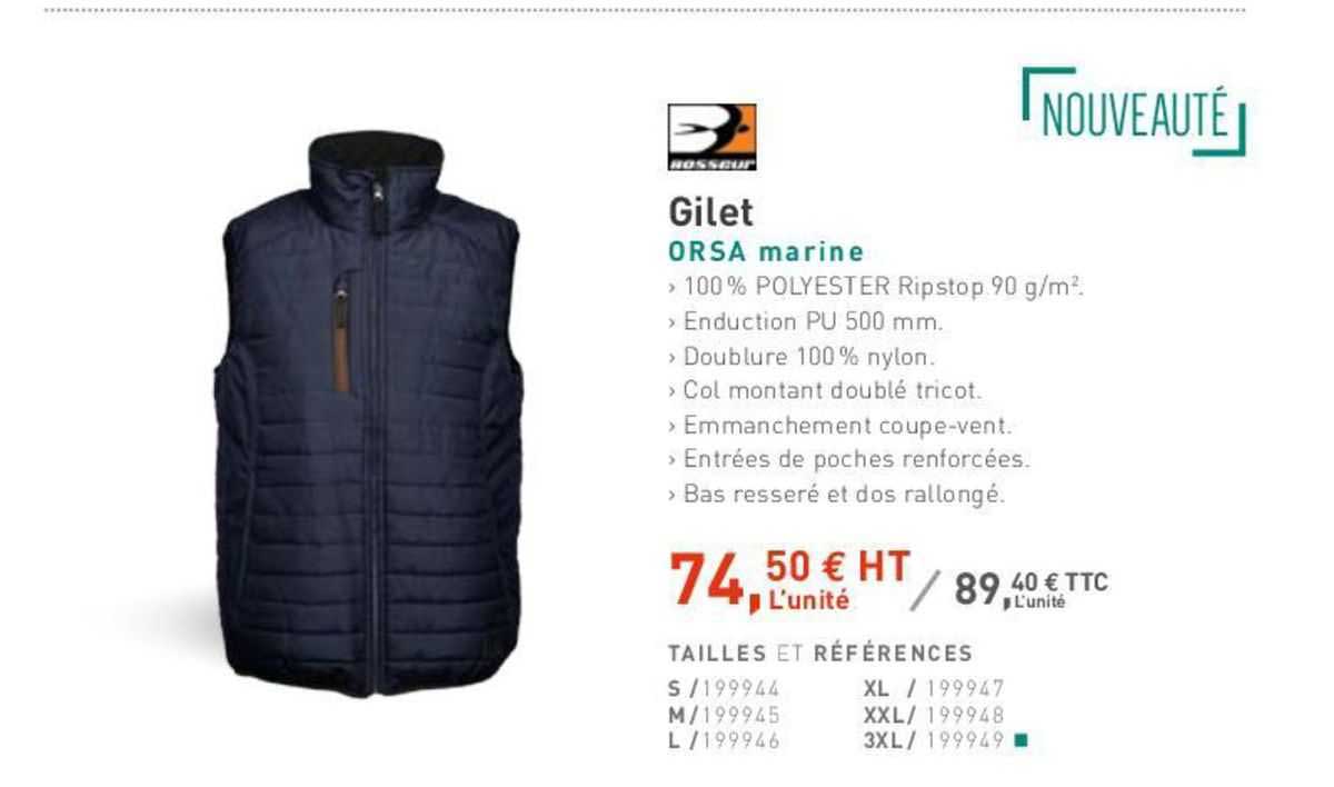 gilet orsa marien bosseur