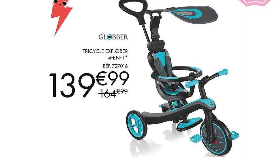 globber tricycle explorer 4-en-1