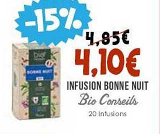 infusion bonne nuit bio conseils