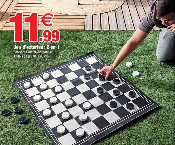 jeu d'extérieur 2 en 1