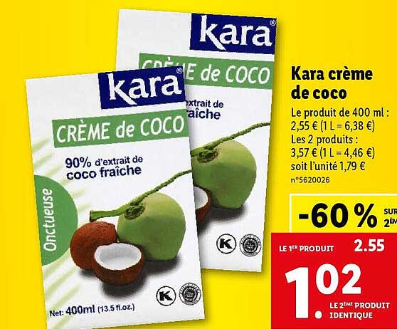 Kara Crème De Coco