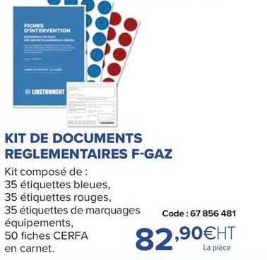 kit de documents règlementaires f-gaz
