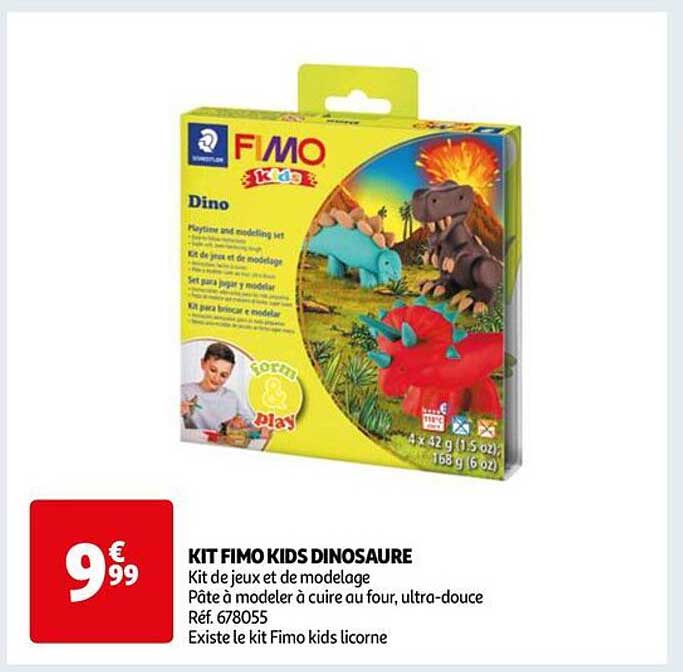 kit fimo kids dinosaure
