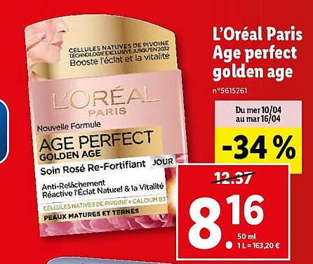 L'oréal Paris Age Perfect Golden Age