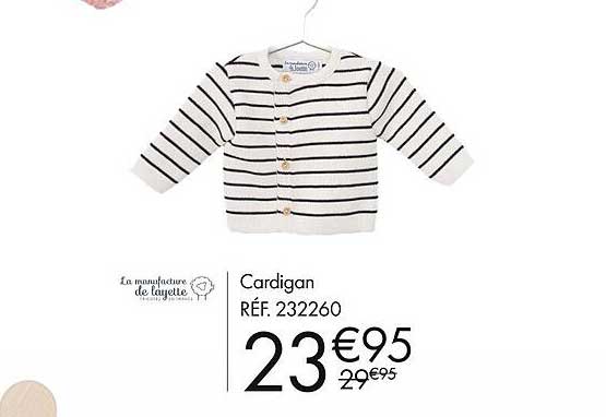 la manufacture de layette cardigan