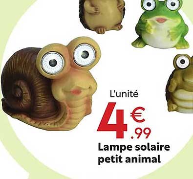 Lampe Solaire Petit Animal