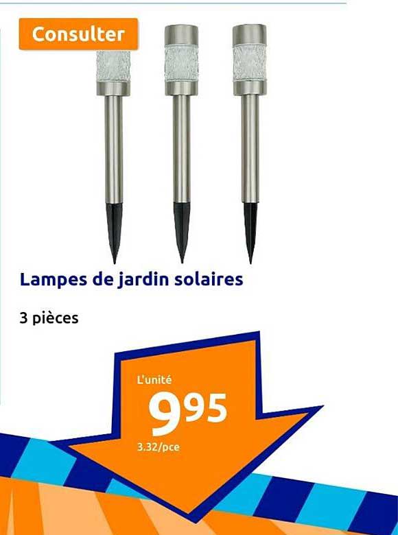 lampes de jardin solaires