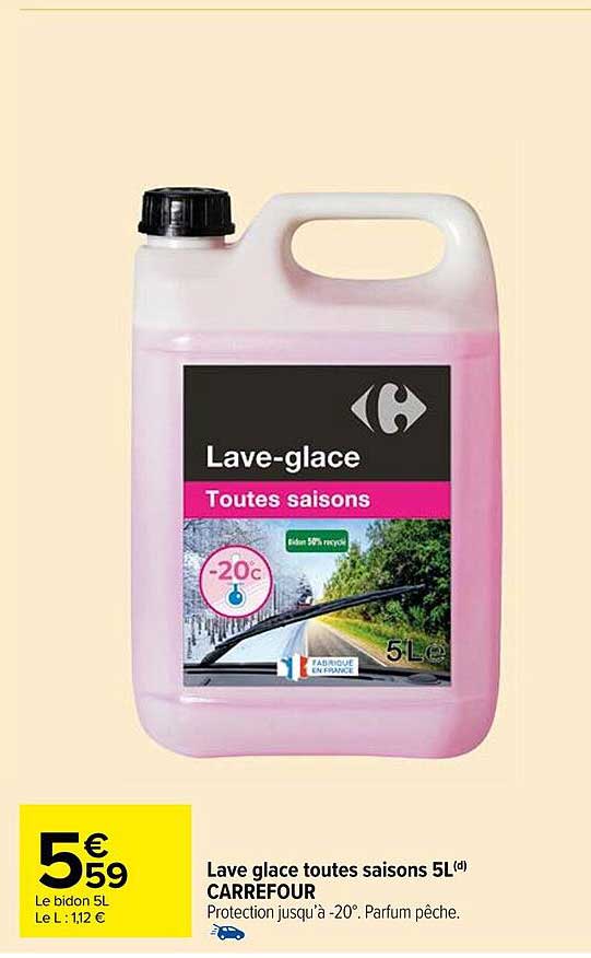 lave glace toutes saisons 5l carrefour