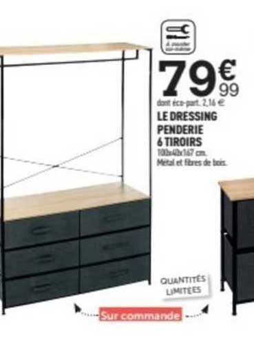 Le Dressing Penderie 6 Tiroirs