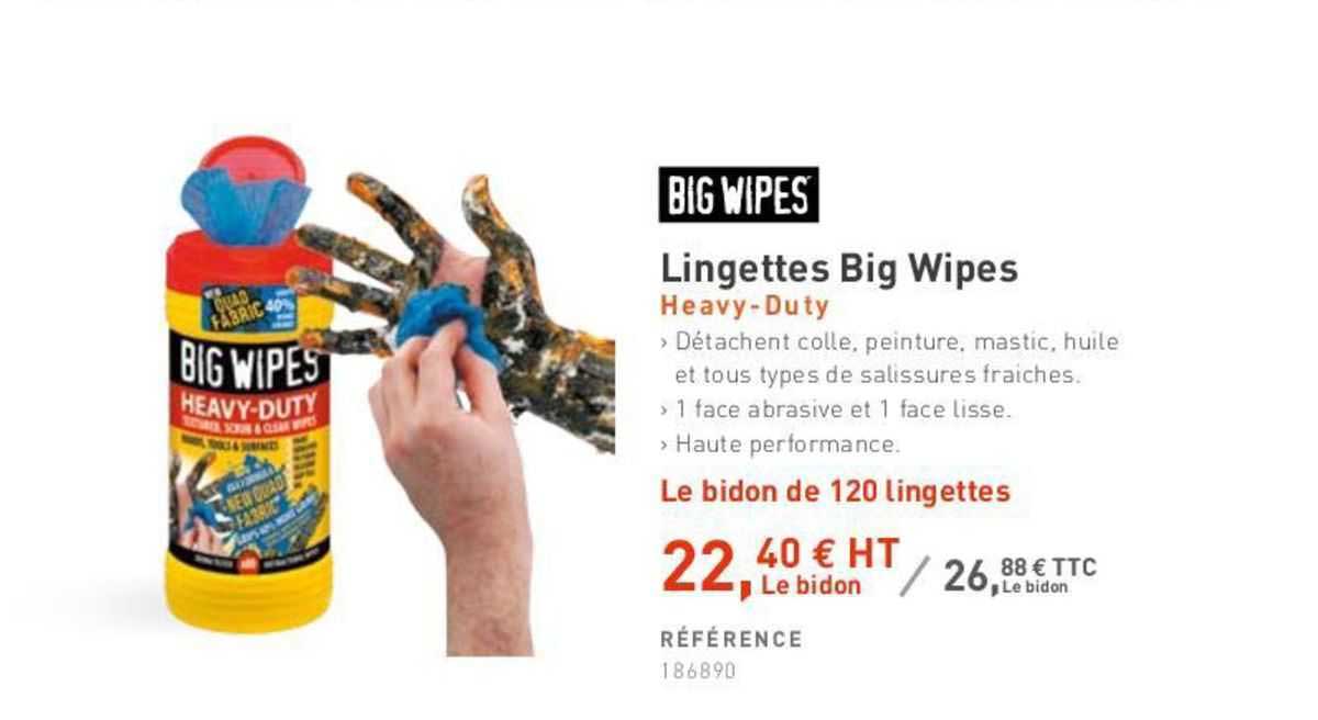 lingettes big wipes