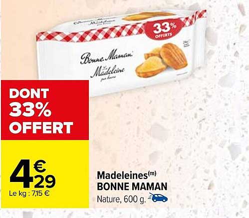 madeleines bonne maman