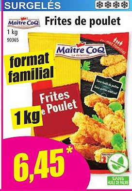 maître coq frites de poulet