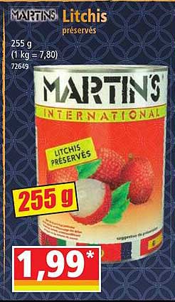 martin's litchis
