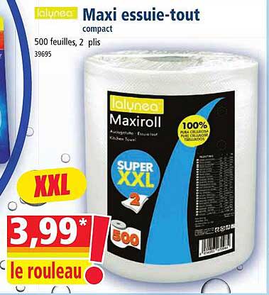 maxi essuie-tout compact lalynea