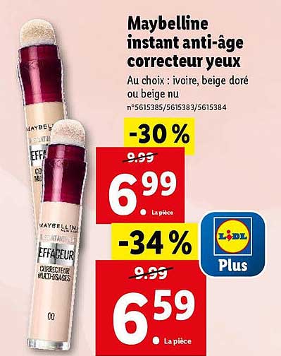 Maybelline Instant Anti-âge Correcteur Yeux