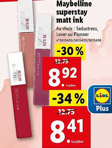 maybelline suuperstay matt ink