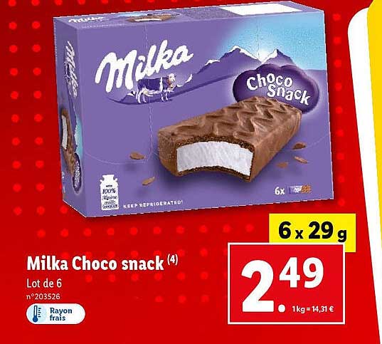 Milka Choco Snack