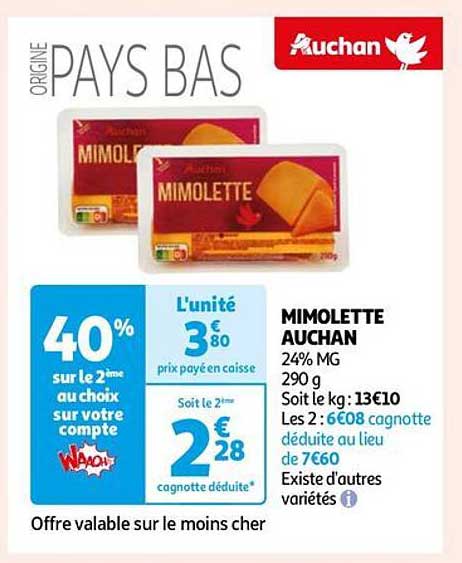 Mimolette Auchan