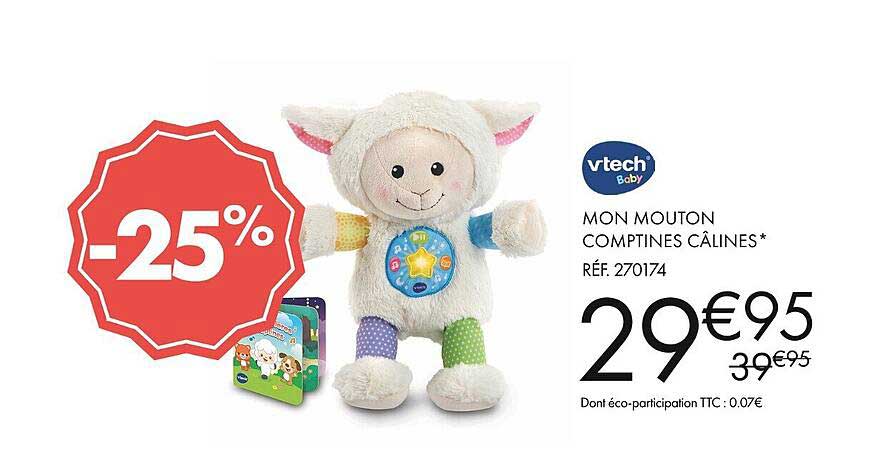mon mouton comptines câlines vtech baby