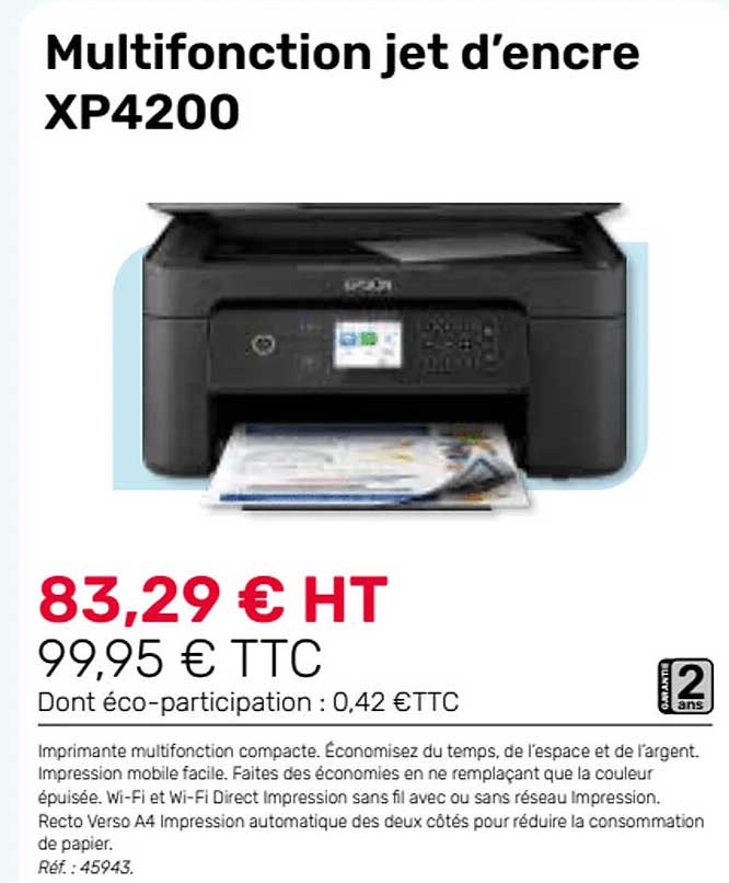 multifonction jet d'encre xp 4200