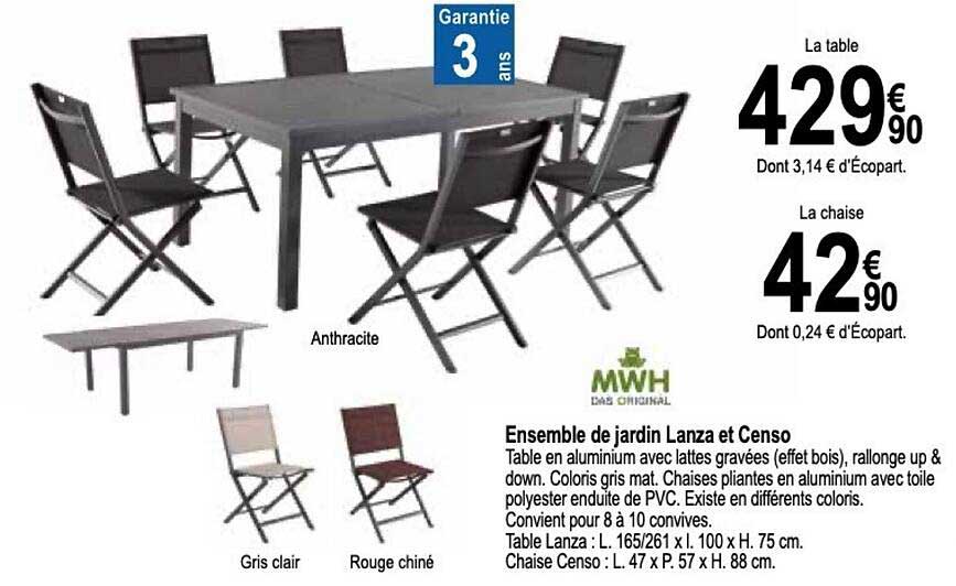 mwh ensemble de jardin lanza et censo
