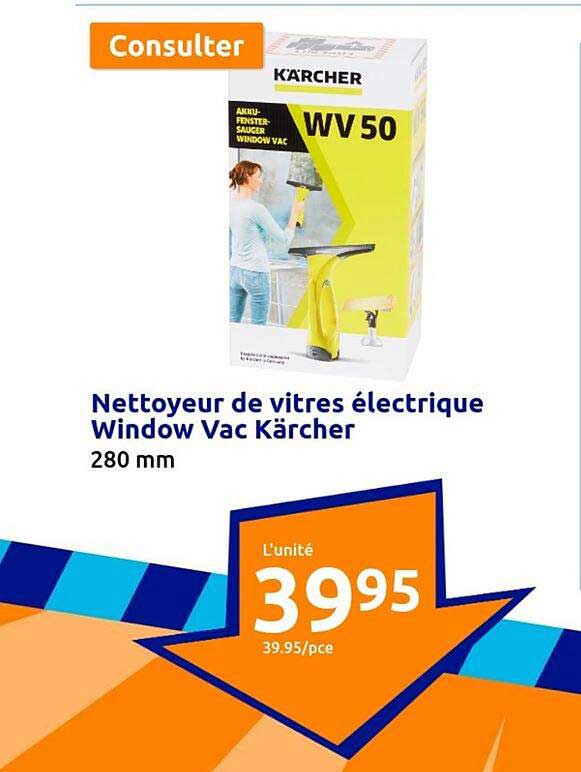 nettoyeur de vitres électrique window vac kärcher