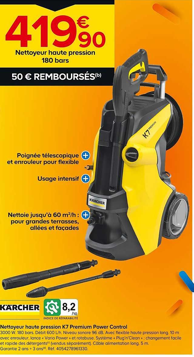 nettoyeur haute pression k 7 premium power control kärcher